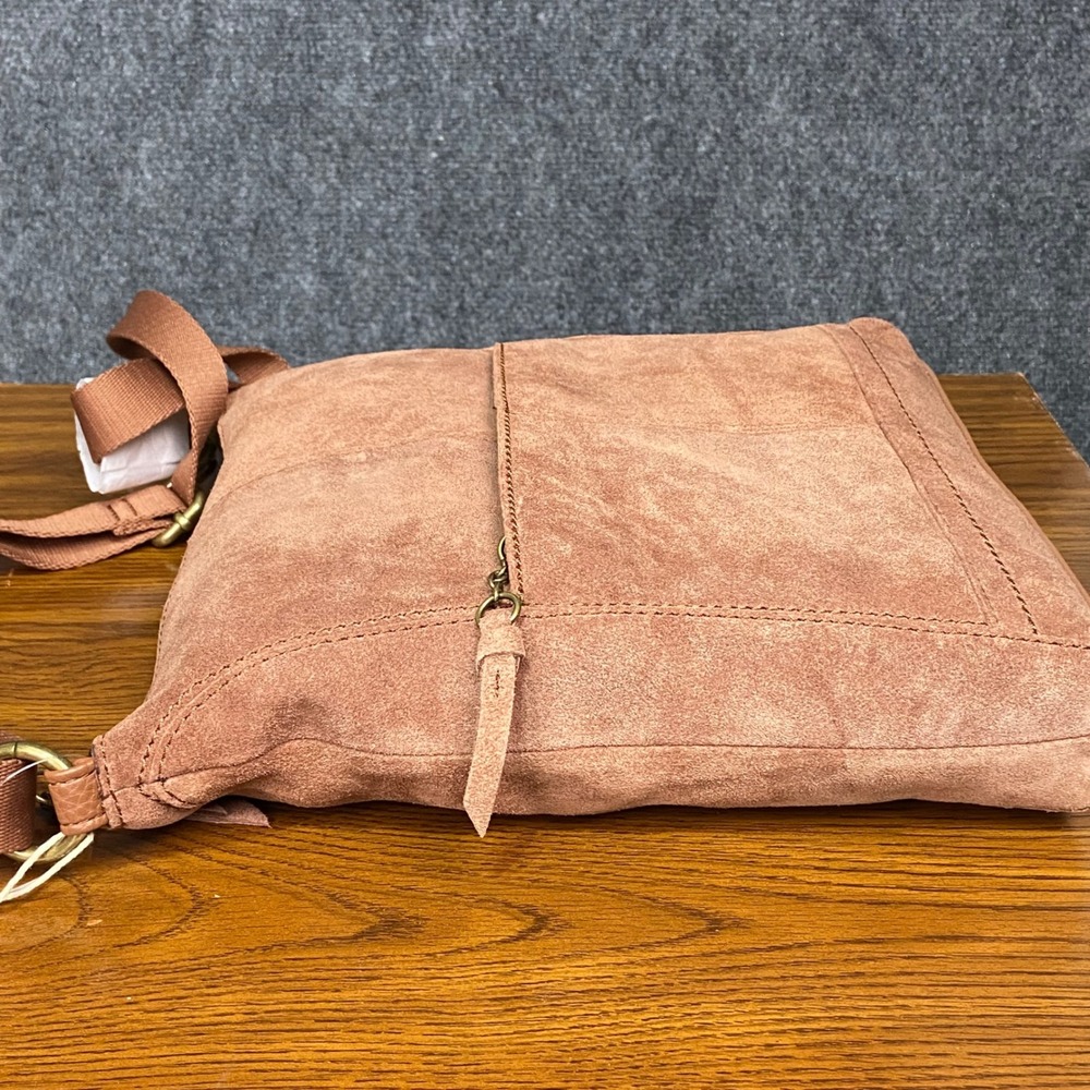 The Sak Lucia Leather Hobo Bag Women's Suede Patchwork Crossbody Purse 107528 - Picture 11 of 15